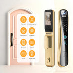 EIYSIE Video Smart Lock with Camera & Doorbell, 8-in-1 WiFi Keypad Deadbolt