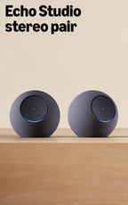 Amazon Echo Studio (newest model), Immersive spatial audio and Dolby Atmos, Designed for Alexa+, Graphite
