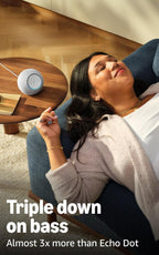 Amazon Echo Dot Max (newest model) with Amazon Smart Plug bundle, Alexa speaker with nearly 3x bass, Control lights and appliances with your voice
