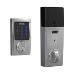 Schlage Connect Smart Deadbolt Lock with Camelot Trim, Aged Bronze