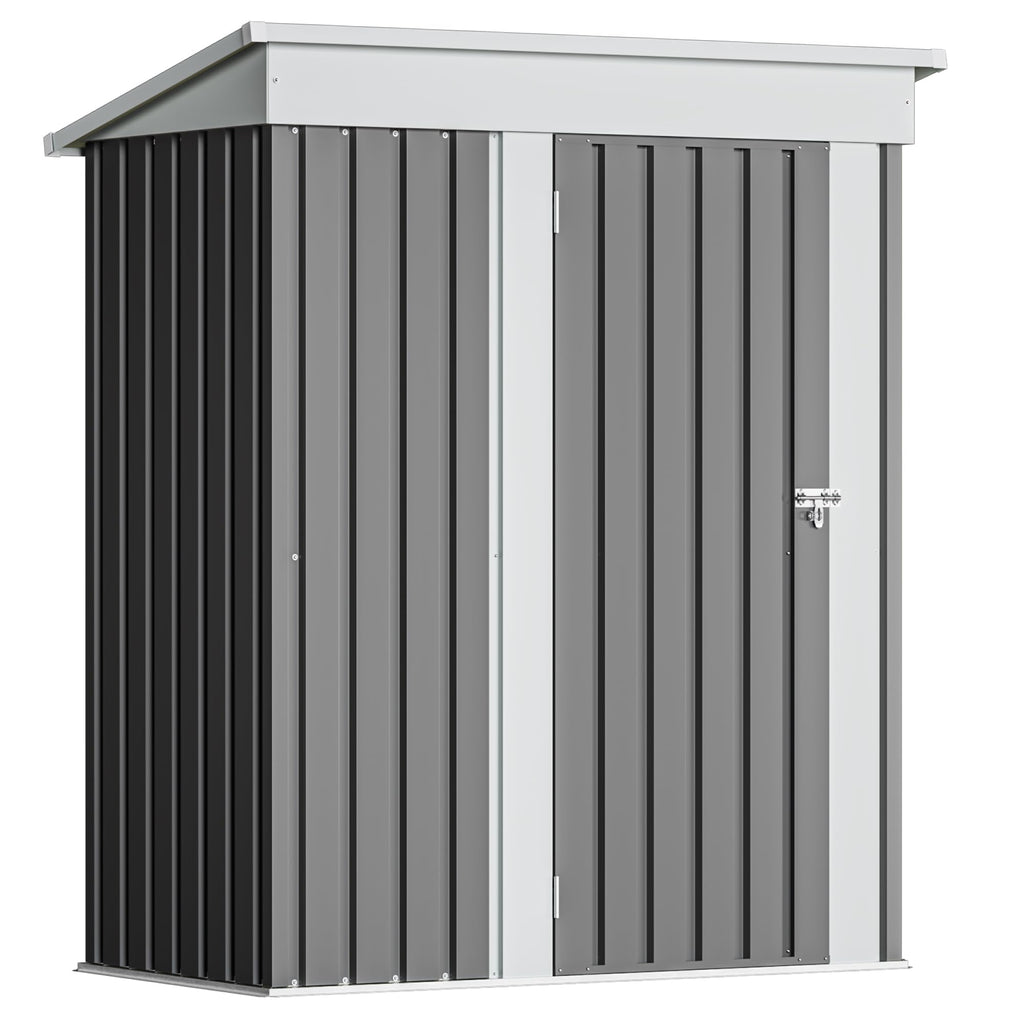Devoko 10x8 FT Outdoor Storage Shed, Brown