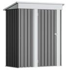 Devoko 10x8 FT Outdoor Storage Shed, Brown