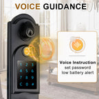 Keyless Entry Door Lock with Handle Set, Left Hand