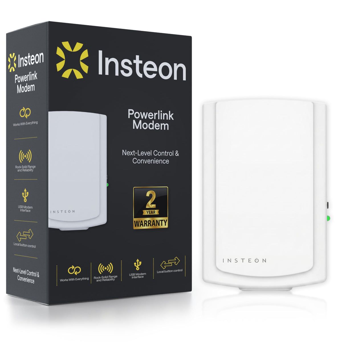Insteon USB PowerLink Modem, Dual-Band Smart Home Automation Bridge - 2413U