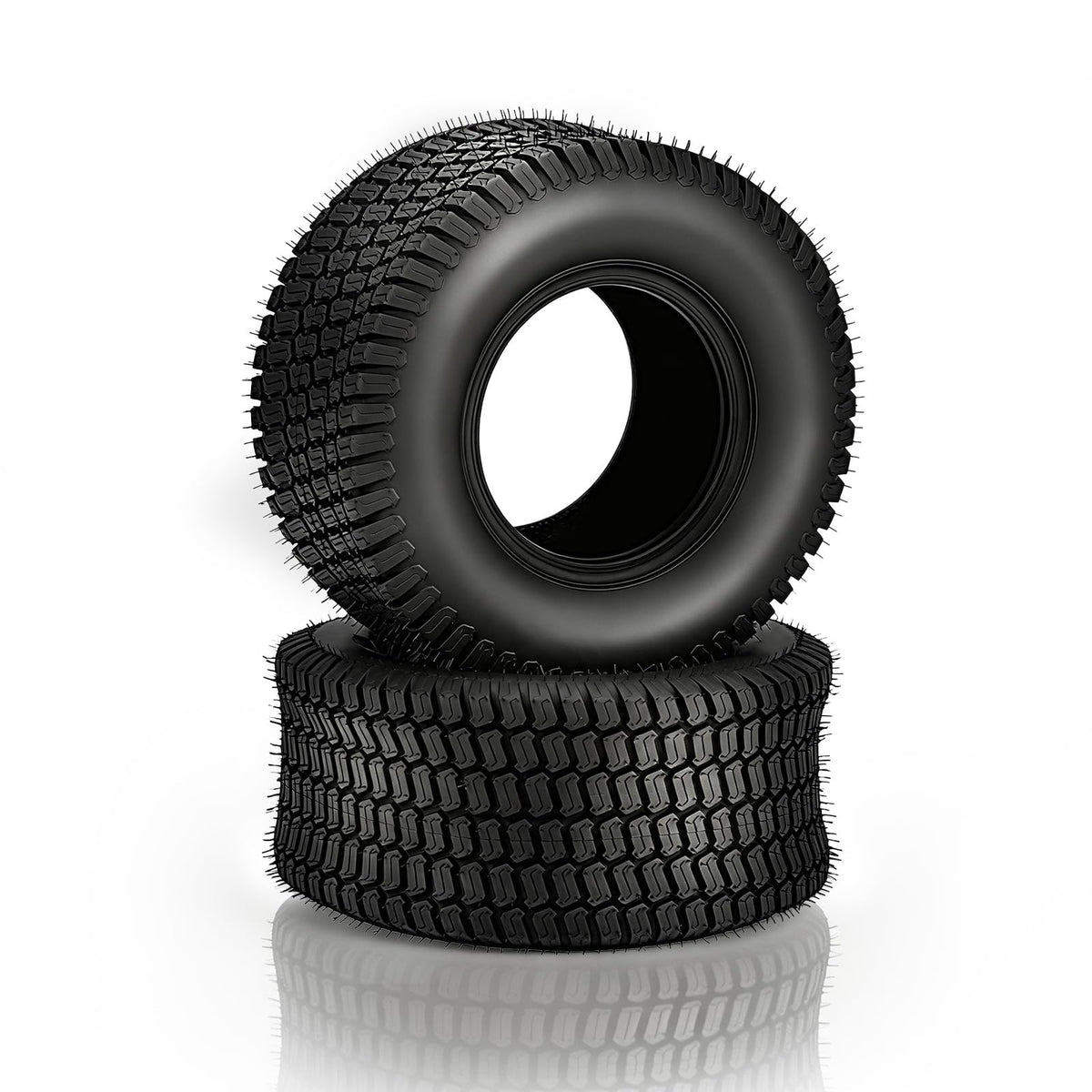 TUFFIOM 20x10.00-10 Lawn Mower Tires Set of 2, 4PR Turf Tire Lawn & Garden Tires, Compatible With Most Lawn & Garden Utility Vehicles, Tubeless