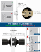 Keyless Entry Lock with Code Door Knob with Keypad Oil Rubbed Bronze 4Pack