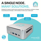 TK Node Mini PC - Home Assistant, AMD R2314, 8GB RAM, 256GB SSD