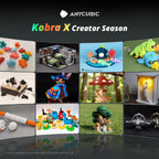 Anycubic Kobra X Multicolor 3D Printer, Easy Setup, Native 4-Color