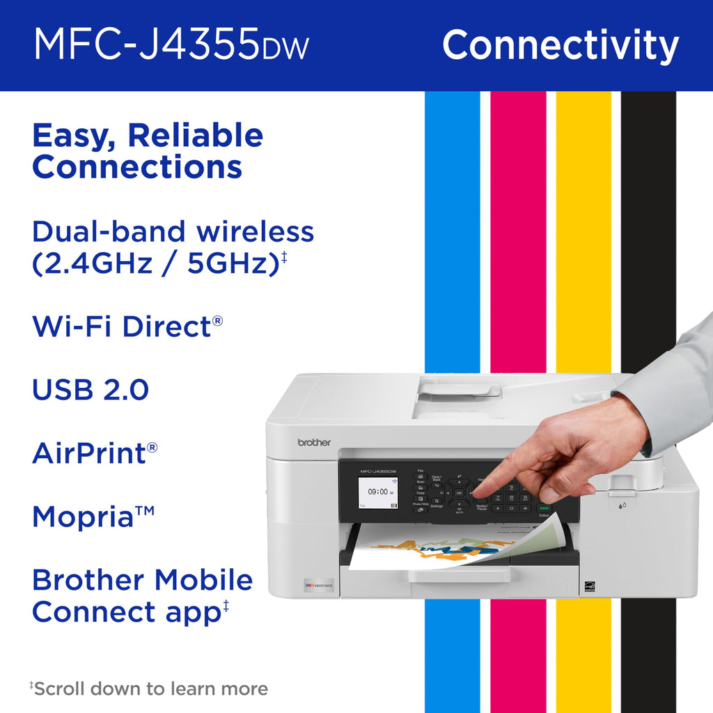 Brother INKvestment 4355 Wireless Color Inkjet Printer