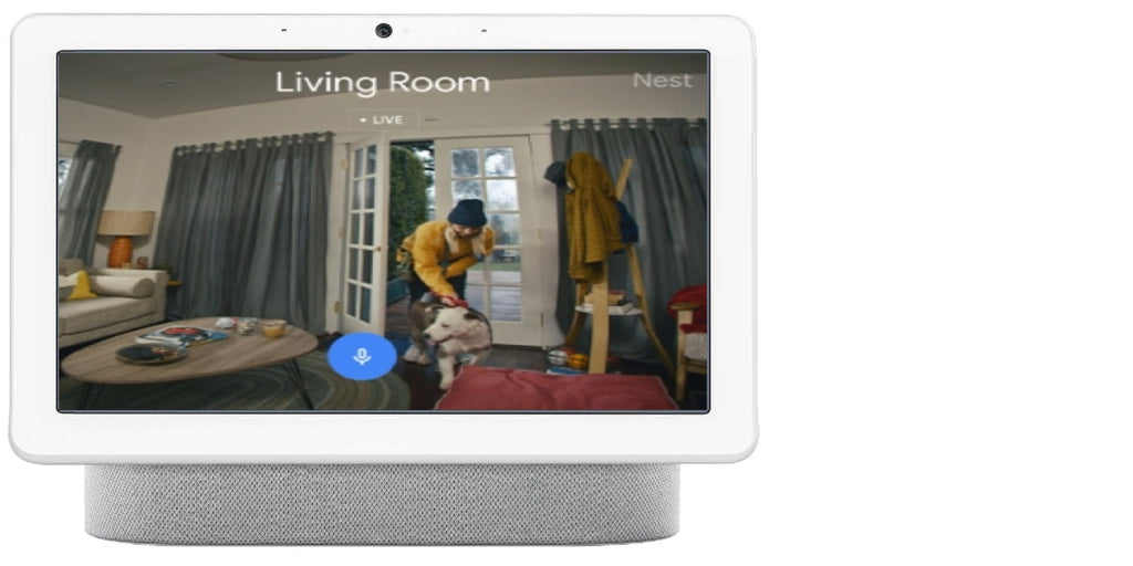 Google Nest Hub Max, Japan Model, Multi Language Nest Hub 10-inch with English Compatibility, H2A GA00426-JP (Chalk)