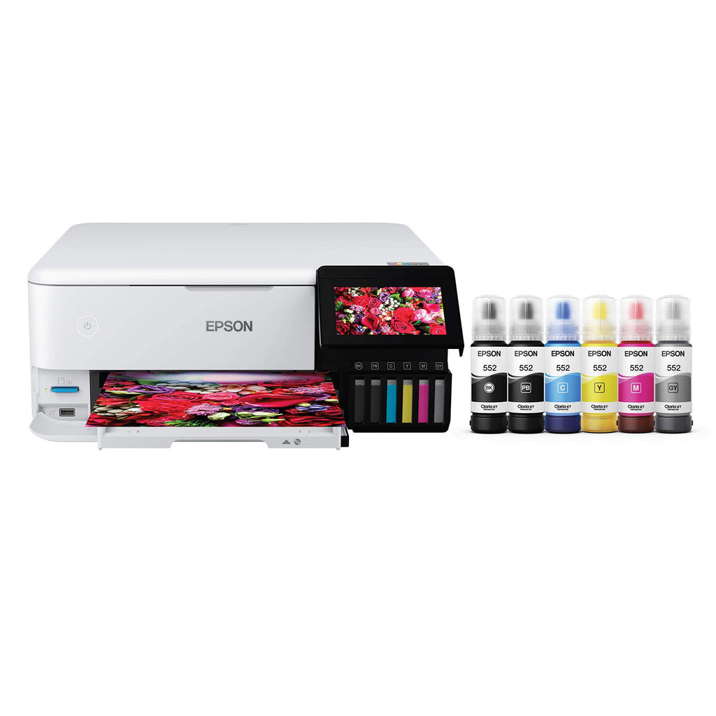 Epson EcoTank Photo ET-8500 Wireless Color All-in-One Supertank Printer