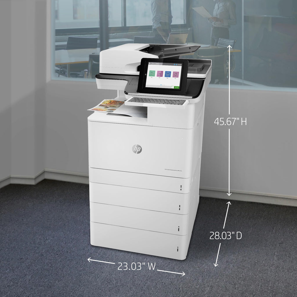 HP Color LaserJet Enterprise Flow Multifunction M776z | Color Printer | Wireless | All-in-One | Duplex