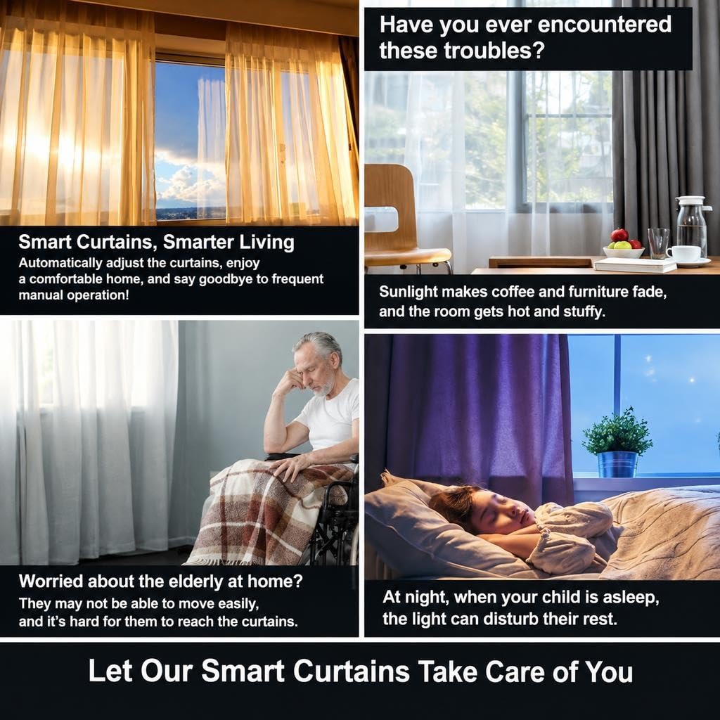 Smart Curtain Motor Slide-Out Remote Opener