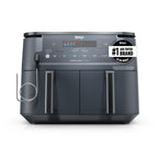 Ninja Foodi Air Fryer, 10 Qt DualZone Smart XL, 6-in-1, Grey, DZ550GY