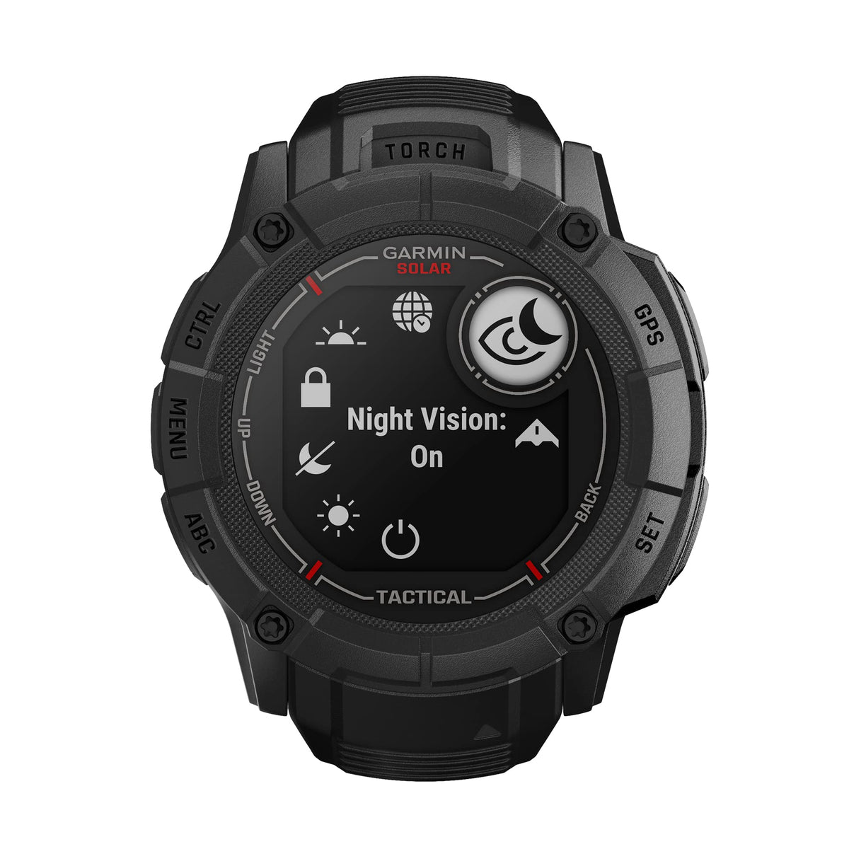 Garmin Instinct® 2X Solar Tactical, Rugged Outdoor Smartwatch, 50mm, Black