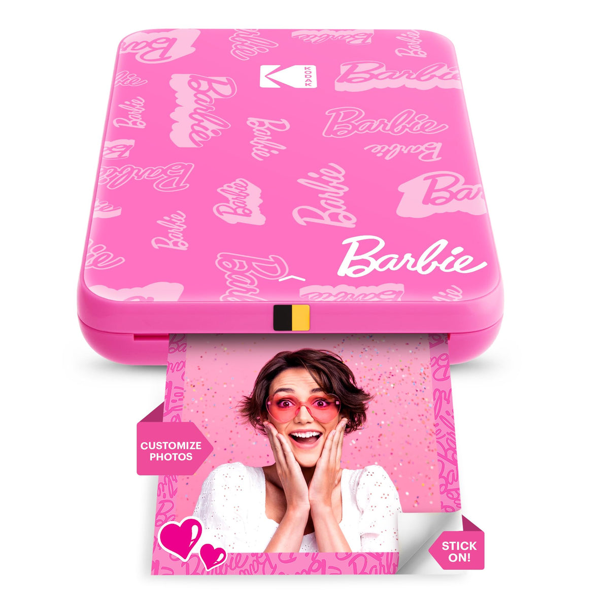 Kodak Step Instant Smartphone Photo Printer - 75 Sheets Bundle - Portable Mini Color Wireless Mobile Printer - Zink 2x3” Sticky-Back Photos - Bluetooth Compatible with Smart Devices - Fun App -White