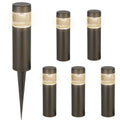hykolity Low Voltage Landscape Lights, LED Outdoor Bollard Pathway Lights