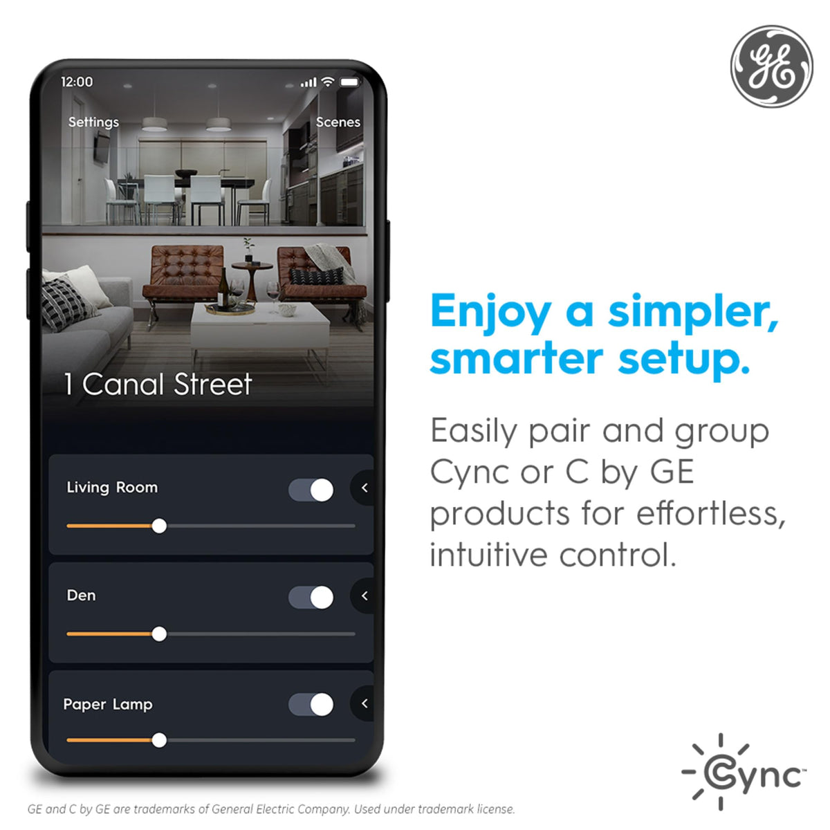 GE Cync Dynamic Effects Smart Eave Lights, Color-Changing, 100ft