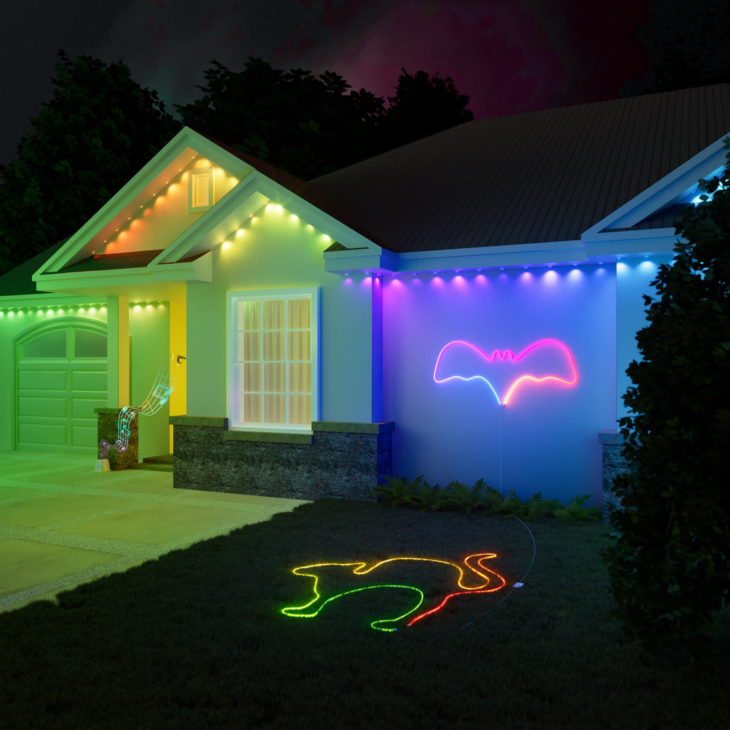GE Cync Dynamic Effects Smart Eave Lights, Color-Changing, 100ft