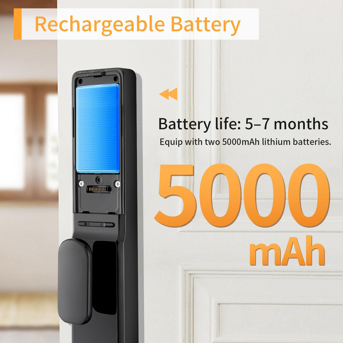 EIYSIE WiFi Smart Lock with Camera Video Doorbell, 8-in-1 Keyless Deadbolt