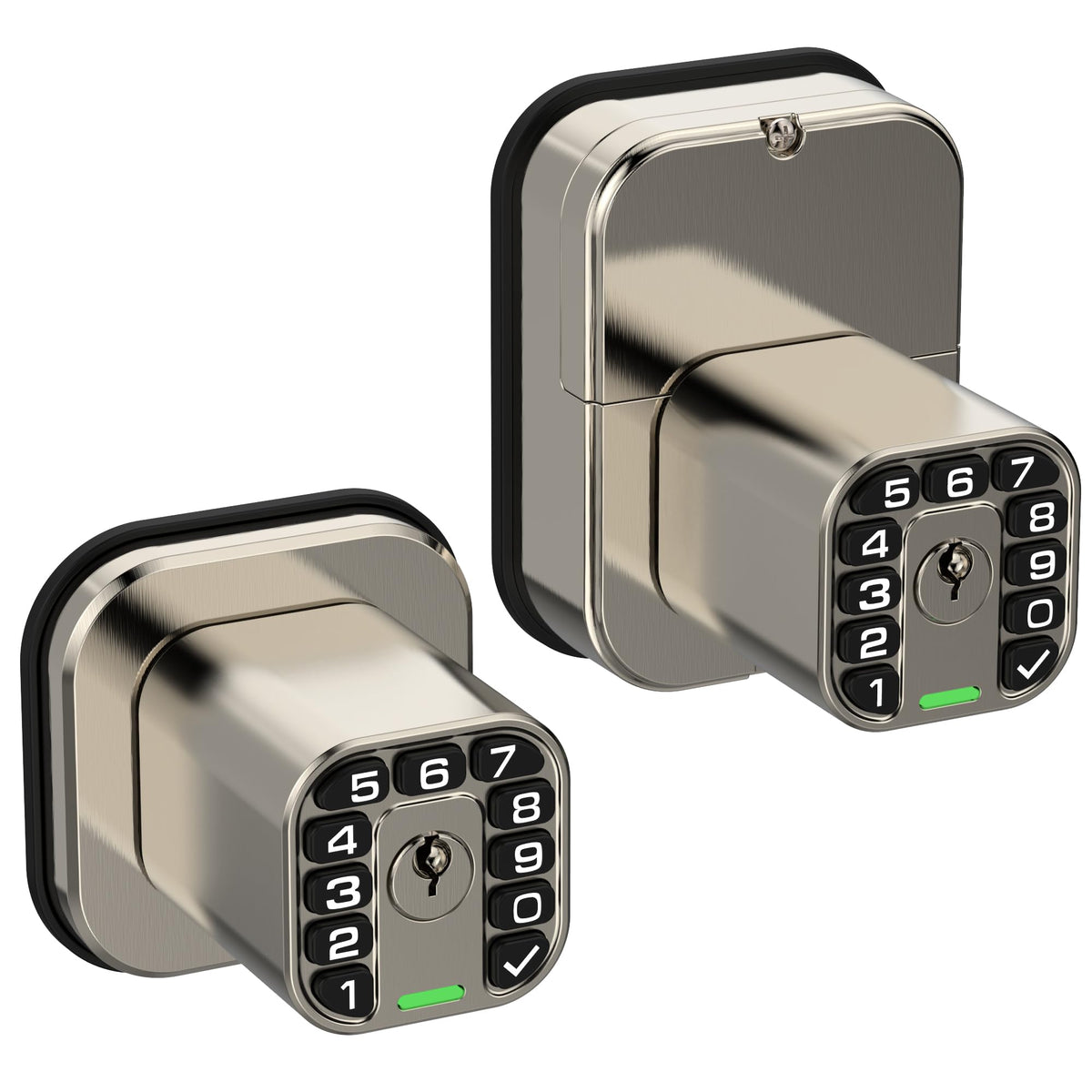 IU52 Double-Sided Keypad Door Lock, All-Weather, Fully Waterproof Keyless Entry with Dual-Sided Programmable Codes, Same Key Both Sides for Outdoor, Indoor, Gate & Fence