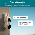 WYZE Duo Cam Pan 2K Dual Cam Indoor/Outdoor Security Camera, 2-Pack