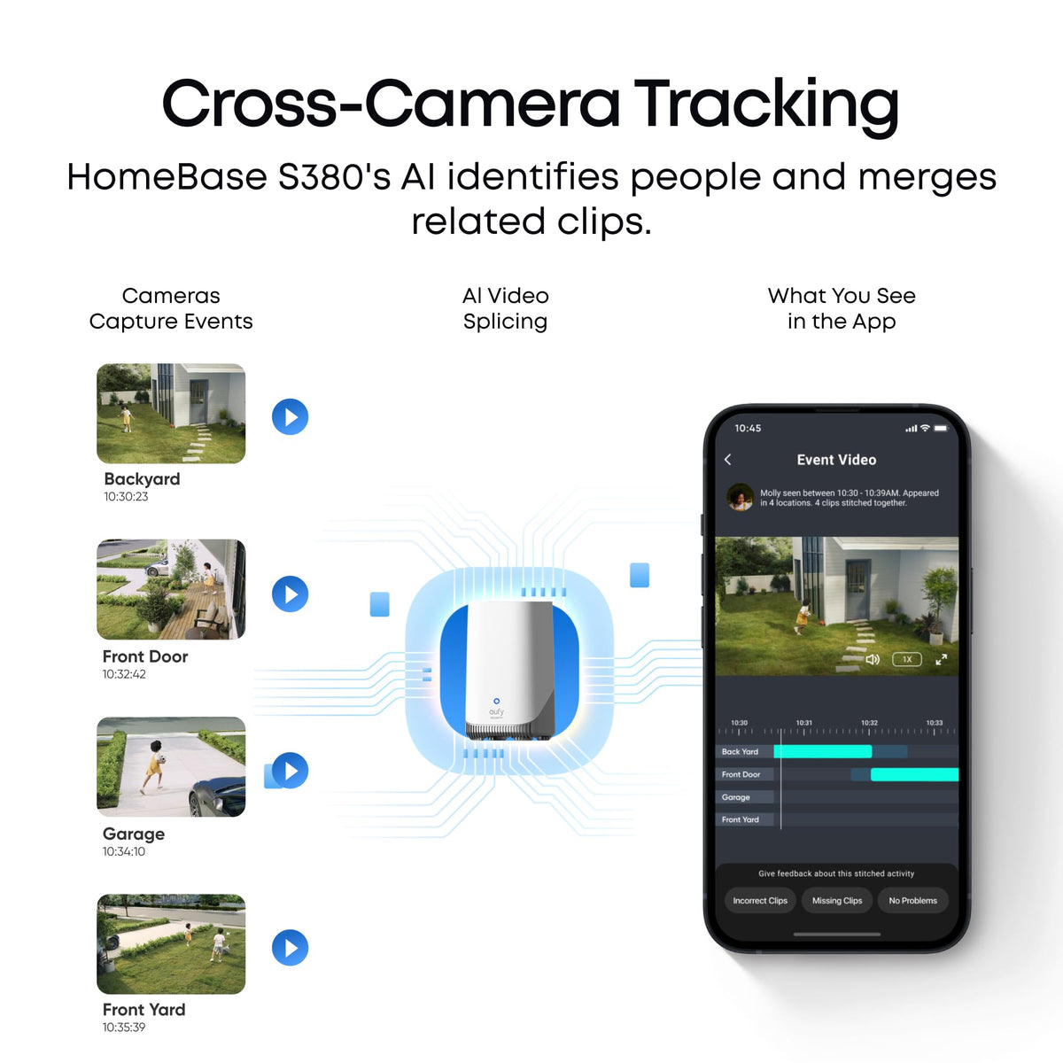 eufy Security SoloCam E42, 4K Solar Security Camera, AI Facial Recognition