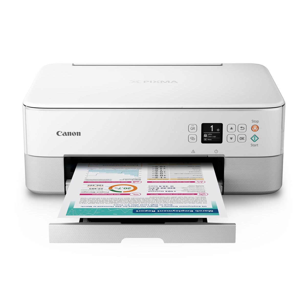 Canon PIXMA TS6420a All-in-One Wireless Inkjet Printer [Print, Copy, Scan], Works with Alexa