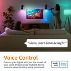 Echo Show 21 with Amazon Basics Smart Bulb