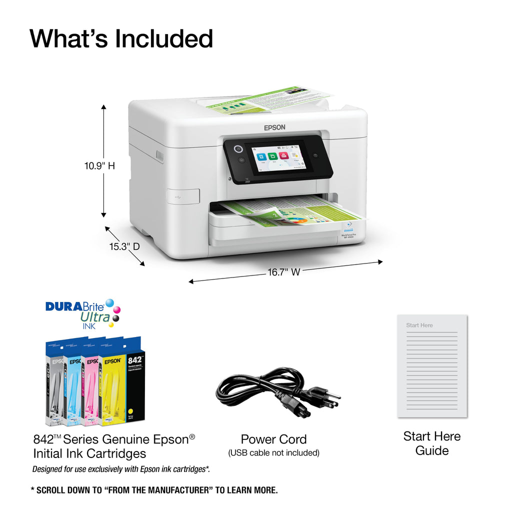 Epson Workforce Pro WF-4920 Wireless All-in-One Printer