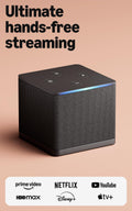 Amazon Fire TV Cube, with AI-powered Fire TV Search, Hands-free streaming device, find shows faster with Alexa+, Wi-Fi 6E, 4K Ultra HD