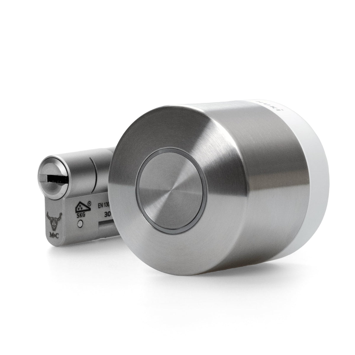 Nuki Smart Lock Ultra (Euro Profile) Smart Door Lock for European Doors, Keyless Entry, Auto-Unlock, Matter, WiFi, Bluetooth, Remote Access, Easy DIY Installation, Includes Security Cylinder