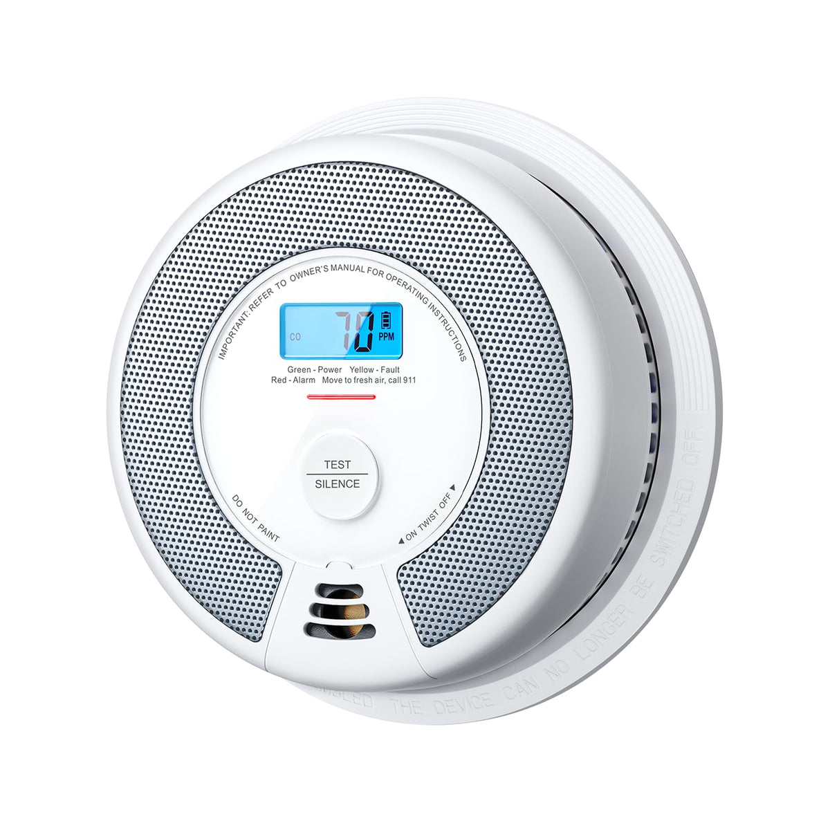 X-Sense Interconnected Smoke and CO Detector, SC07-W, 3-Pack