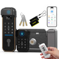 Double Sided Fingerprint Gate Lock, IC Card NFC Remote Control