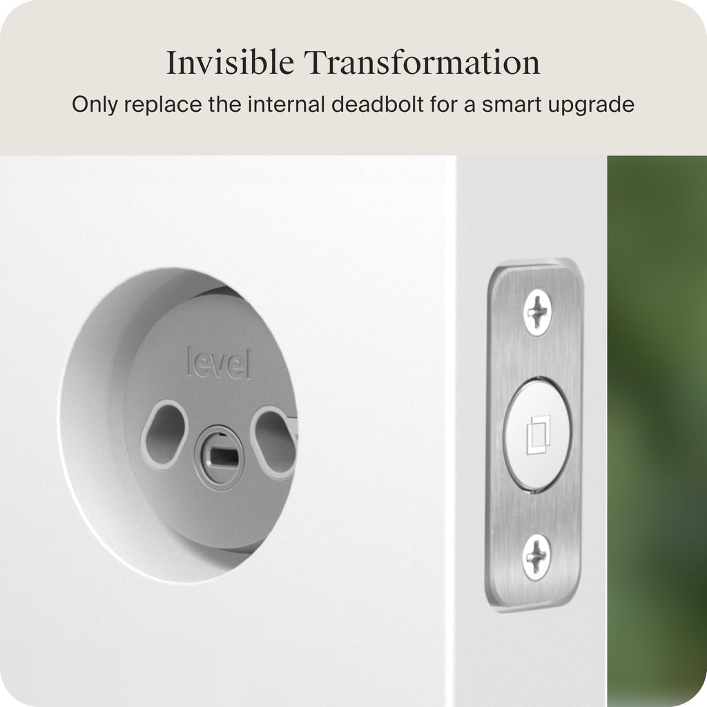 Level Bolt Smart Deadbolt - Make Your Lock Smart, Keep Your Keys & Hardware