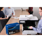 Brother Professional Laser Printer All-in-One with Scanner and Copier, High-Speed 50 ppm Monochrome Printing, Wireless Network Ready, Dual-Band WiFi, Auto 2-Sided Print (MFC-L5915DW)