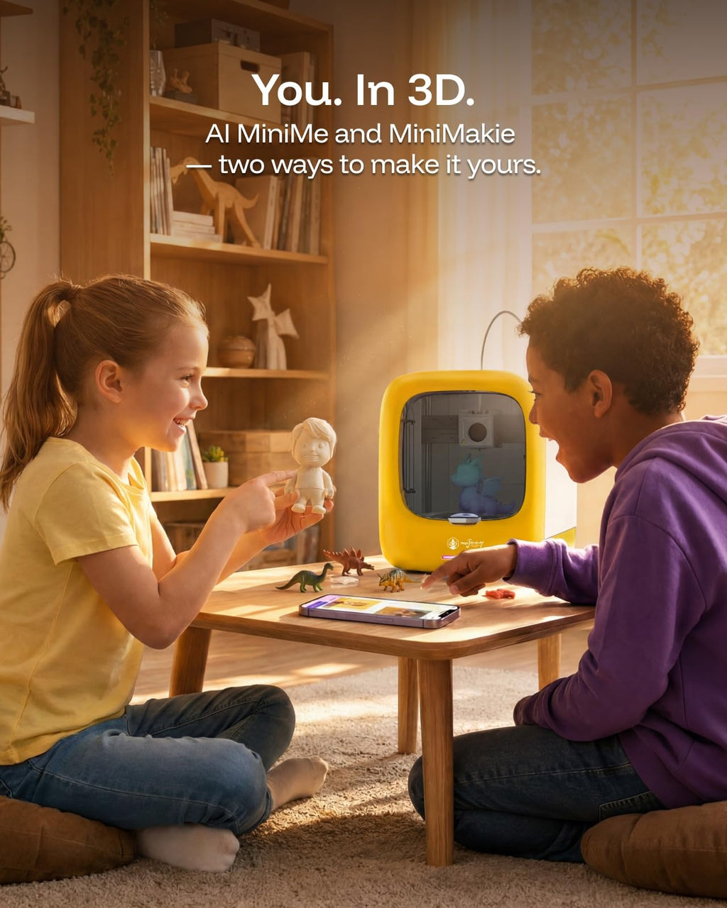 3D Printer for Kids, AI-Powered, Fully Assembled, STEM Gift