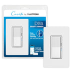 Lutron Caseta Diva Smart Dimmer Starter Kit; Dimmer, Hub, Remote, & More