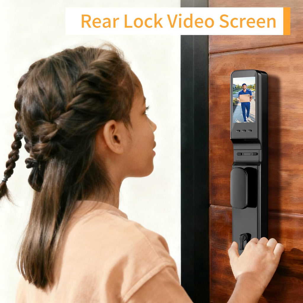 EIYSIE WiFi Smart Lock with Camera Video Doorbell, 8-in-1 Keyless Deadbolt