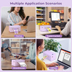 MUNBYN Bluetooth Thermal Label Printer, Wireless 4x6 Shipping Label Printer