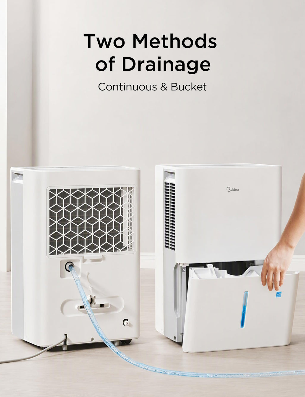 Midea 50 Pint Dehumidifier for Basement, 4,500 Sq. Ft, Energy star
