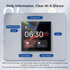 4in Smart Home Control Panel, Touch Screen Voice Control for TUYA