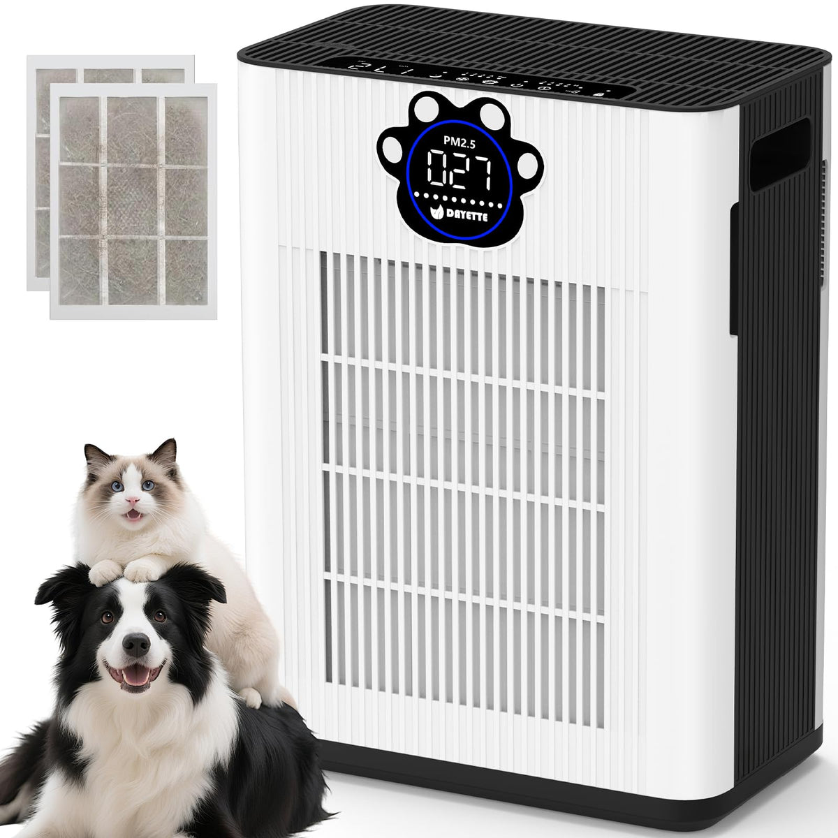 DAYETTE Smart Air Purifier for Home Large Room 3000Ft², App & Alexa Control