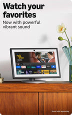 Amazon Echo Show 15, Full HD 15.6" kitchen hub for home organization, with built-in Fire TV, Designed for Alexa+