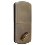 MiLocks TF-02AQ Keyless Entry Door Lock with Keypad, Auto-Lock Triple Security System, Easy to Install Keypad Door Lock for Interior or Exterior Use, Antique Brass