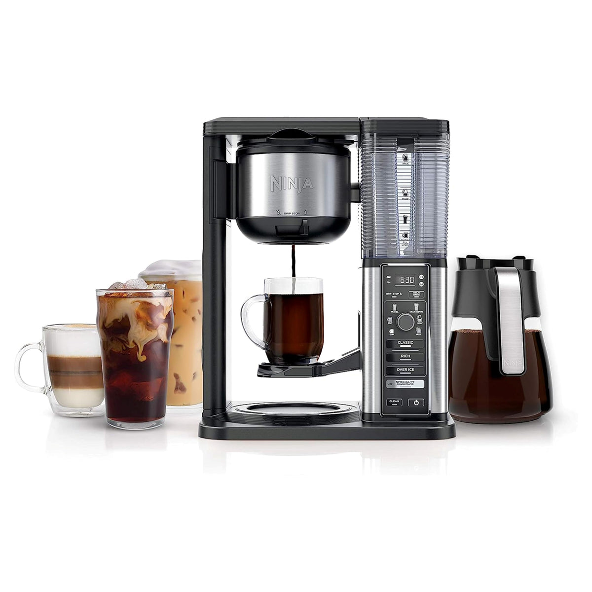 Ninja Hot & Iced XL Coffee Maker with Rapid Cold Brew, Black, CM371