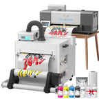 PLK A3 DTF Printer with Shaker Dryer & Laptop & Purifier, XP600 Printhead