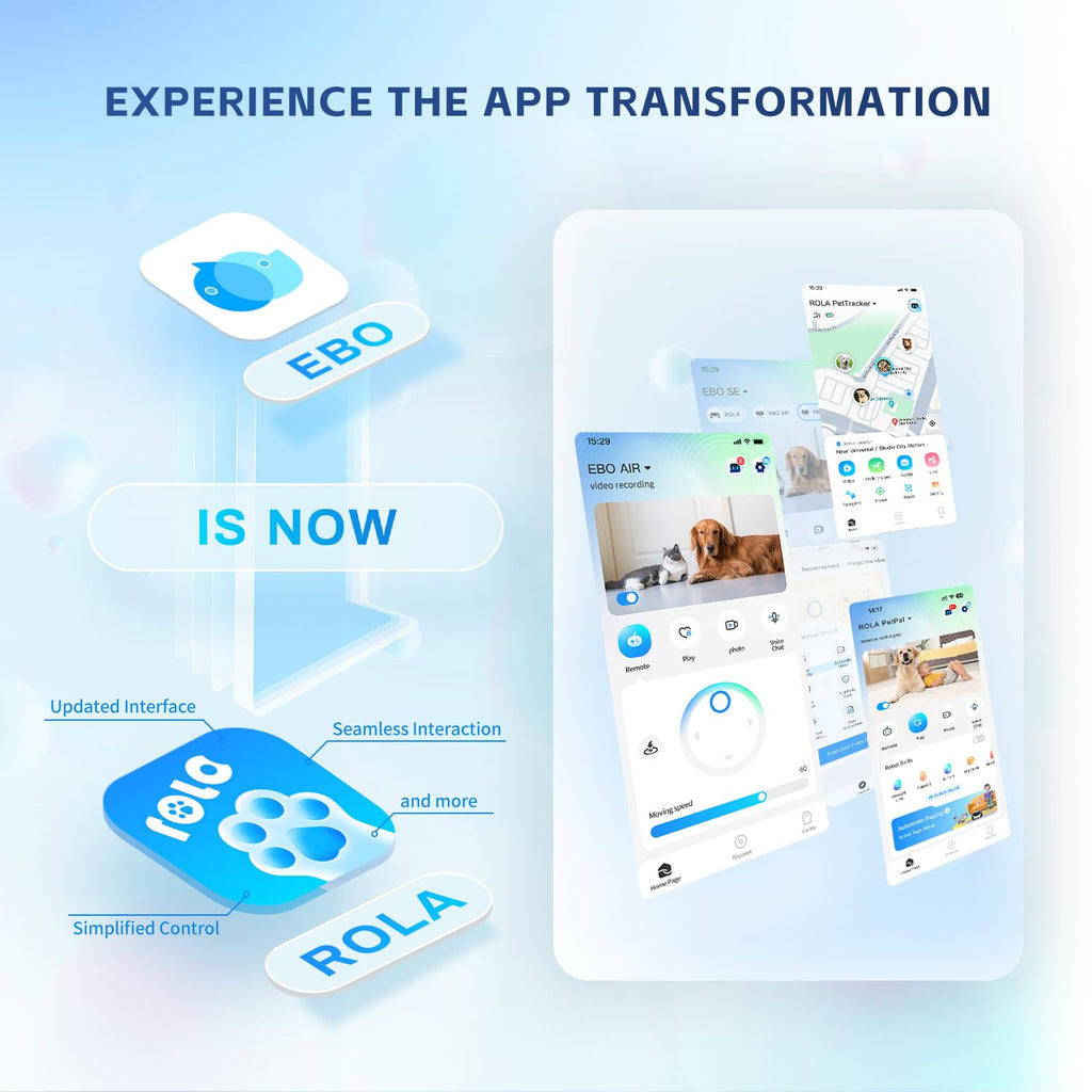Enabot EBO SE Home Robot Camera: Mobile Pet Companion with 1080p Camera
