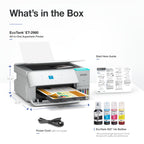 Epson EcoTank ET-2980 Wireless Color All-in-One Supertank Printer - White