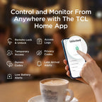 TCL Smart Lock D2 Pro, Palm Vein Keyless Entry Deadbolt Door Lock with APP